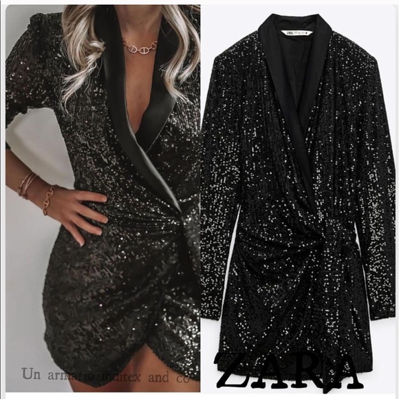 Zara short sequin dress - Picture 7 of 14